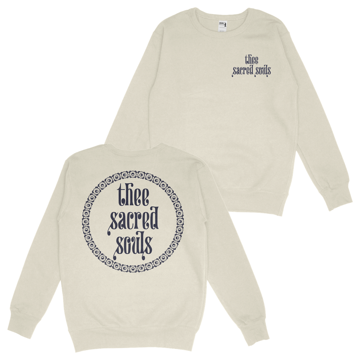 Circle Logo Crewneck Sweatshirt (Bone)