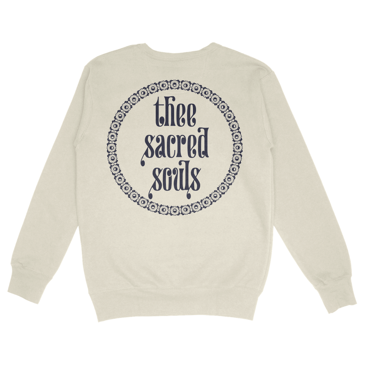 Circle Logo Crewneck Sweatshirt (Bone)